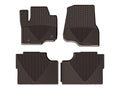 WeatherTech Black Front and Rear All-Weather Floor Mats Fits -20-26 F-250 F-350 F-450 F-550 W408CO-W409CO