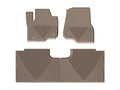 WeatherTech Tan Front and Rear All-Weather Floor Mats Fits -20-26 F-250 F-350 F-450 F-550 W408TN-W358TN
