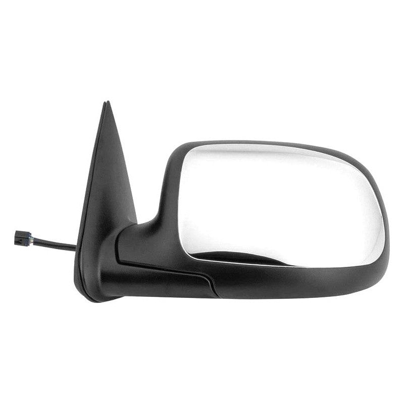 9902 GM SILVERADO/SIERRA; 0002 SUBURBAN LH HEATED POWER FOLDAWAY OE MIRROR BLACK CHROME COVER