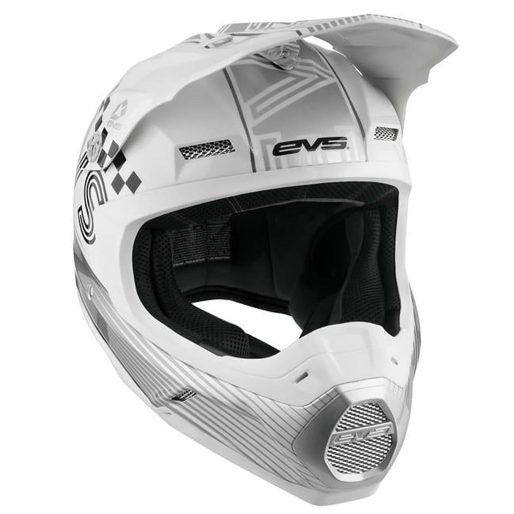 EVS T5 Torino Helmet White - Large
