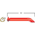 MUFFLER CHERRY BOMB HEADER TURN DOWN 4IN CASE 3BLT FLG. 4IN NECK 36IN OA