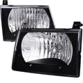 EURO HEADLIGHT BLACK HOUSING