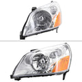 HEADLIGHTS CHROME HOUSING CLEAR LENS