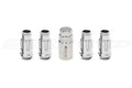 Wheel Mate 14x1.50 Monster Lug Satin Silver Locking Lug Nut  - Set of 4