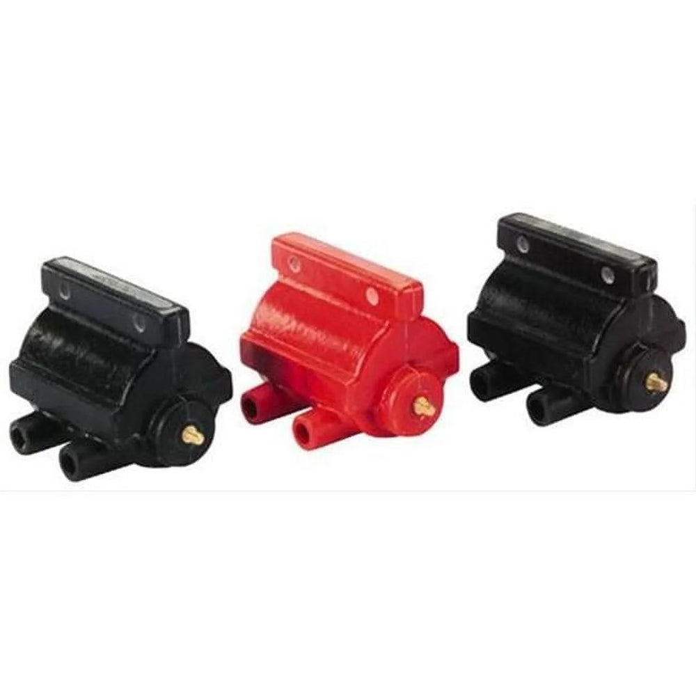 Twin Power 85-03 Big Twin and XL Ignition Coil Black Replaces H-D 31614-83A 3 Ohm Late Style