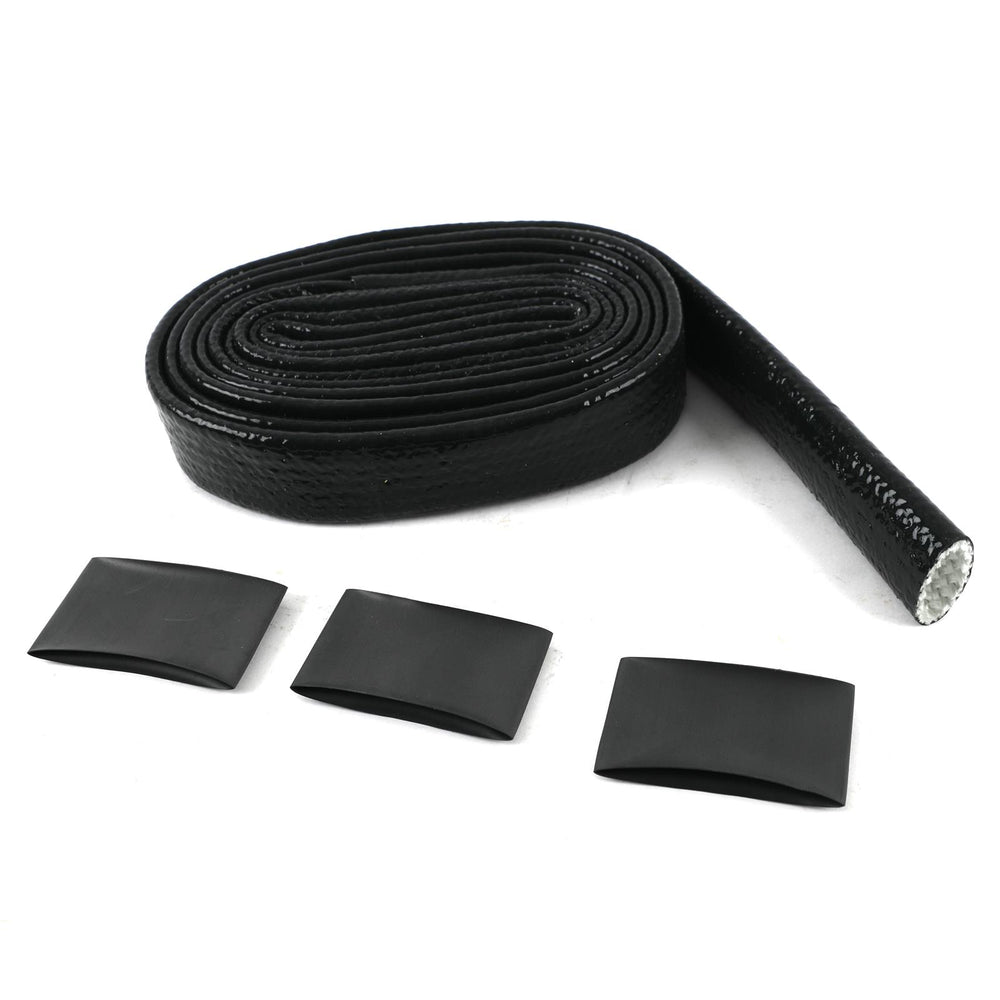 SILICONE COATED FIRE HEAT SHIELD SLEEVE FOR FUEL LINES BRAKE LINES WIRE LOOMS