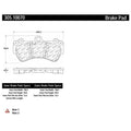 Stoptech Street Select Brake Pads Front POR SM