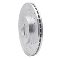 DFC 93-07 Ford Taurus (Excl SHO) Front Right Drilled & Slotted Silver Brake Rotor
