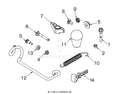FUEL TANK STRAP (SET WITH 2) TOYOTA TACOMA 0511