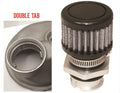 Moroso GM LS Valve Cover Breather Kit - OEM - Double Tab Oil Fill Hole - Black Finish
