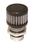 Moroso GM LS Valve Cover Breather Kit - OEM - Double Tab Oil Fill Hole - Black Finish