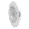 R1 91-95 Ford Crown Victoria Rear Right Drilled & Slotted Silver Brake Rotor