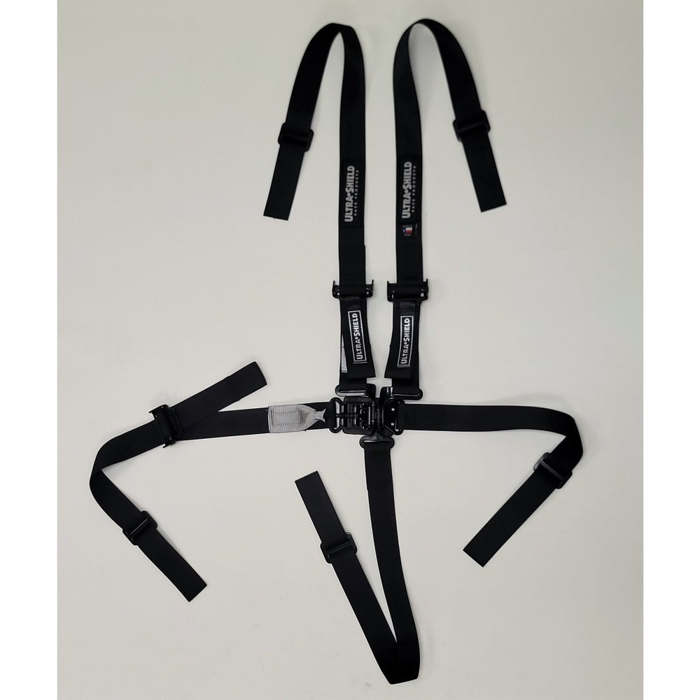 Harness 5PT JR QM 2IN LL Pull Up Adjust Black