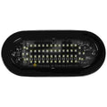 DIRECTIONAL LED: OVAL GROMMET MOUNT 12VDC 15 FLASH PATTERNS AMBER