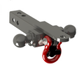 ELITE 4WAY HITCH1 7/8IN 2IN BALL MOUNTS PIN PULL TOWING SHACKLE