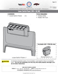 Rugged Ridge Lower Switch Panel Kit 11-18 Jeep Wrangler JK/JKU