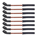 Moroso GM GenV LT1/LT4 5.3L/6.2L/6.6L Ultra 40 8.5mm Multi-Angle Boot Spark Plug Wire Set - Red