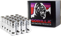 Gorilla Forged Steel Racing Lug Nuts Chrome Open Ended 12x1.25 Universal