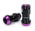 NRG 700 Series M12 X 1.5 Steel Lug Nut w/Dust Cap Cover Set 21 Pc w/Locks & Lock Socket - Purple
