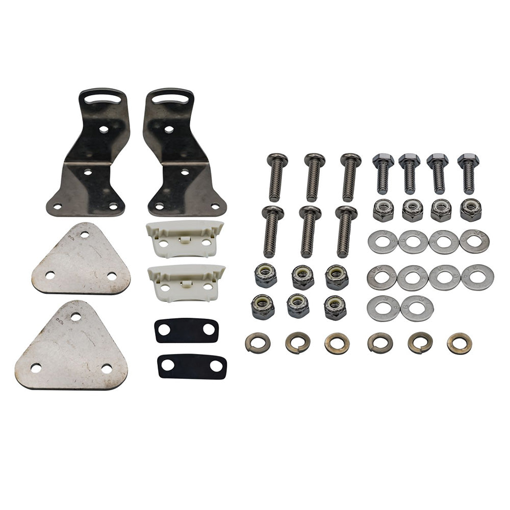 Rigid Industries Rigid Industries RIGID RDS-Series Hardware Kit Including Brackets and Bushings White Single