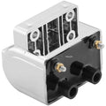 Twin Power 65-79 Big Twin and XL Ignition Coil Chrome Replaces H-D 31609-65A 5 Ohm