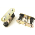 ~(7.3 lbs. 11X8X4)~ YJ Front Shackle Kit 87-95 Wrangler YJ TeraFlex