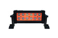 ~(5 lbs. 17X5X5)~ 8 Inch LED Light Bar Dual Row 36 Watt Combo Orange Reflector Ultra Color Series Quake LED