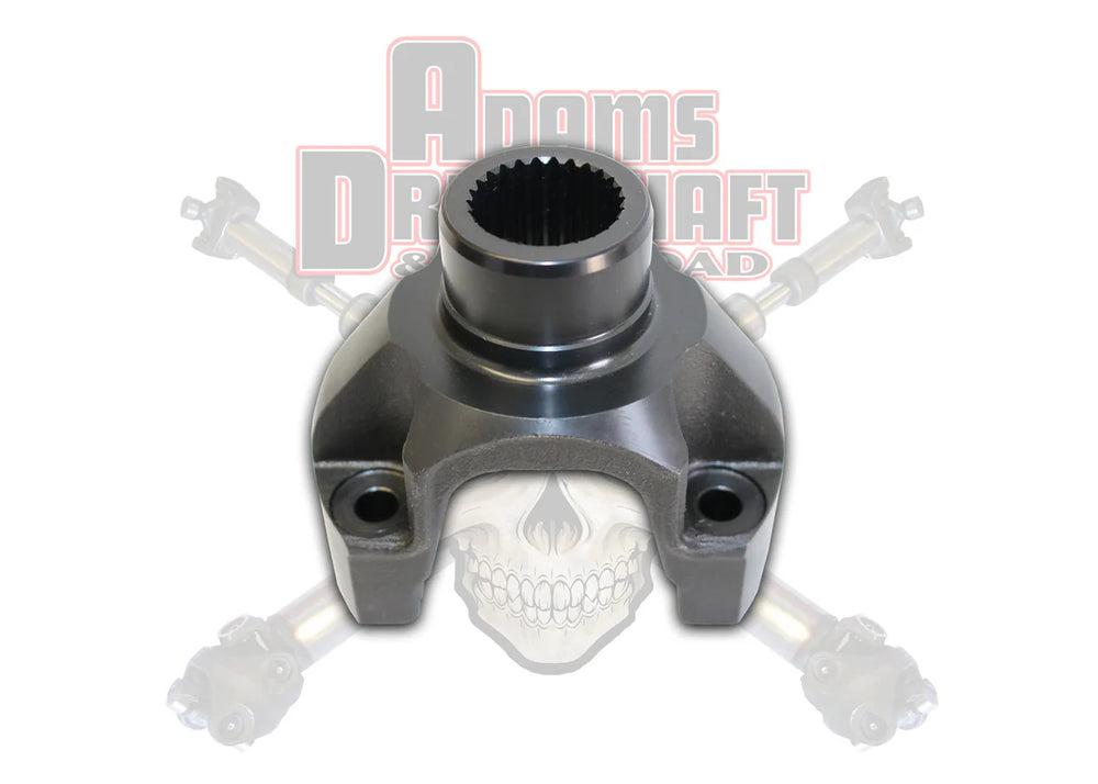 ADAMS DRIVESHAFT FORGED FRONT 26 SPLINE 1350 HALF ROUND CV TRANSFER CASE YOKE FOR A 231 231J NP231 FIT S TJ XJ YJ LJ