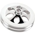 Power Steering Pulley 2 Groove Press on 77- GM