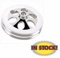 Power Steering Pulley 2 Groove Press on 77- GM