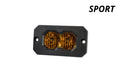 Diode Dynamics C2 2.0 Sport Yellow Combo/Driving Flush ABL (Single)