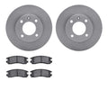 R1 Concepts Brake Rotor- Blank with Optimum Oe Pads Fits Volkswagen Derby