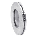 DFC 92-06 Lexus ES300 Front Right Drilled & Slotted Silver Brake Rotor
