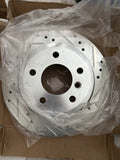 DFC 06-15 BMW 325iX Rear Right Drilled & Slotted Silver Brake Rotor