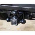 TRIBALL HITCH WITH BLACK TOWING BALLS 21/2 INCH RECIEVER