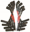 Moroso 9.75in Long Coil On Plug Sleeved Ultra Spark Plug Wire Set - Red