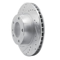 DFC 82-89 BMW 535IS Front Left Drilled & Slotted Silver Brake Rotor