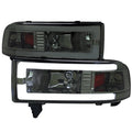 CRYSTAL HOUSING LED HEADLIGHTS SMOK