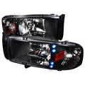 CRYSTAL HOUSING LED HEADLIGHTS BLAC