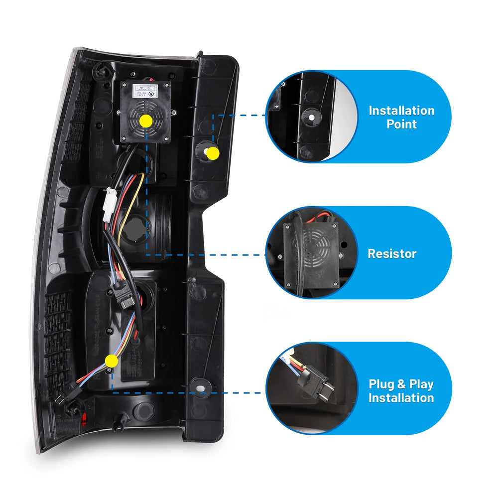 Winjet red tail light
