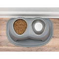 WeatherTech Pet Feeding System Double High 32oz 6in. Stainless Bowl - Dark Grey