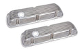 Chrome Valve Covers Caps Fits 1987-1997 Chevrolet Small Block 305-350 Truck Engines with Center Bolt Valve Covers Mr Gasket