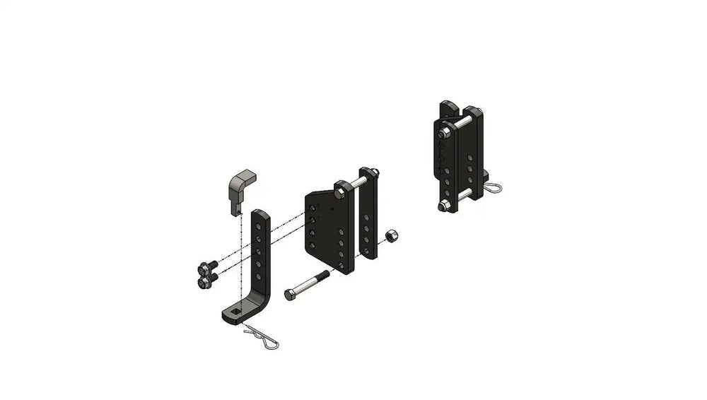 KIT, L BRAKCETS W/ MOUNTS, PAI