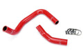 HPS Performance Red Reinforced Silicone Radiator Hose Kit Coolant for Toyota 85-87 Corolla AE86