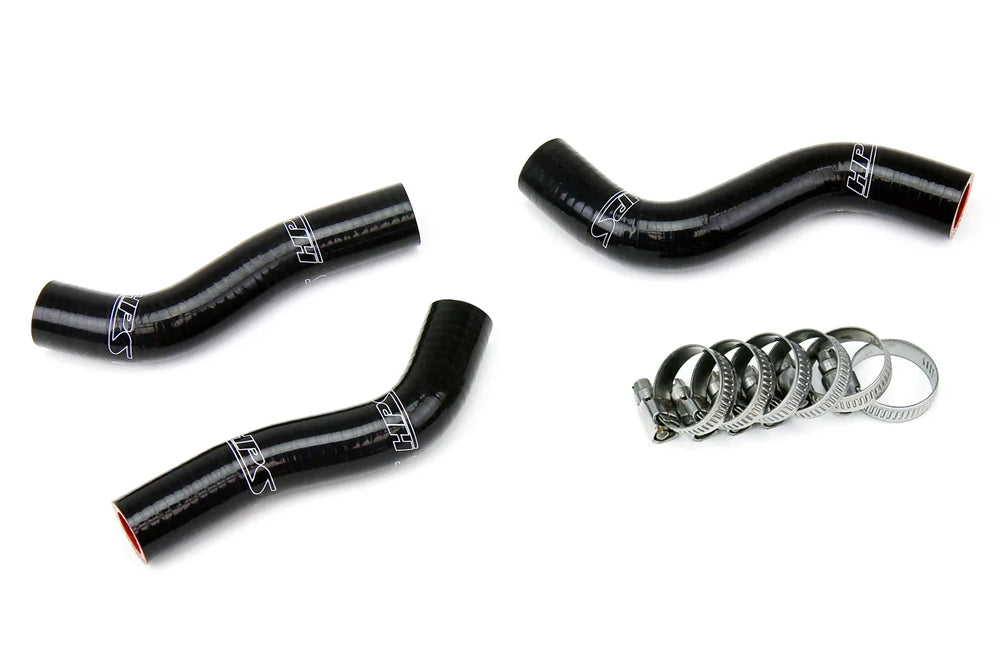HPS Performance Black Reinforced Silicone Radiator Hose Kit Coolant for KTM 07-10 250SXF