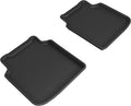 3D MAXpider 2009-2012 BMW 7 Series LI F02/F04 Kagu 2nd Row Floormats - Black