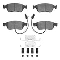 DFC 04-11 Audi S6 Front 5000 Advanced Low Metallic Brake Pads and Hardware Kit