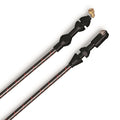 VS Throttle Cable Black Black Wrap w/ Red Tracer