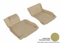 3D MAXpider 2014-2019 Mercedes-Benz S-Class W222 Kagu 1st Row Floormat - Tan