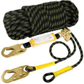 75FT VERTICAL LIFELINE 5/8IN POLY BLEND ROPE SNAP HOOK WHITE